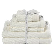 5 Piece Snow Luna Cotton Bathroom Towel Set